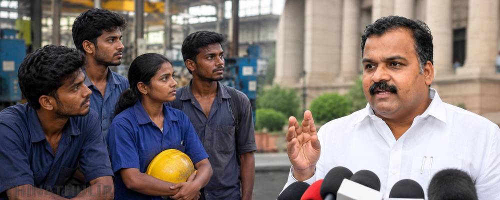 இளைஞர்களின் உழைப்பை சுரண்டுவதுதான் பா.ஜ.க.வின் சாதனையா..? - மாணிக்கம் தாகூர் கேள்வி