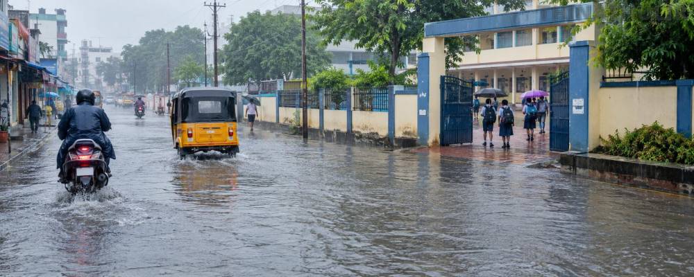 தொடர் கனமழை: தமிழகத்தில் 5 மாவட்டங்களில் பள்ளிகளுக்கு இன்று விடுமுறை