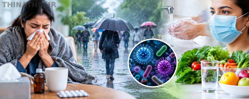 மழைக்கால நோய்களும் அவற்றிலிருந்து தற்காத்துக் கொள்ளும் வழிமுறைகளும்