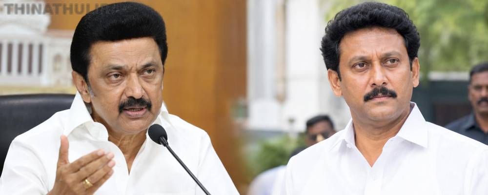 அன்பில் மகேஷ் கைது: தவெக அரசுக்கு மு.க.ஸ்டாலின் கண்டனம்