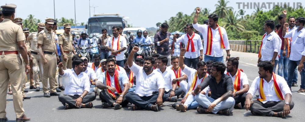 த.வெ.க. எம்.எல்.ஏ.வுக்கு எதிராக சொந்தக் கட்சியினரே மறியல்: வாலாஜாபாத்தில் பரபரப்பு